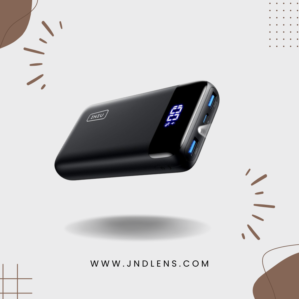 INIU Portable Charger, 22.5W 20000mAh USB C in & Out Power Bank Fast Charging, PD 3.0+QC 4.0 LED Display Phone Battery Pack Compatible with iPhone 15 14 13 12 Pro Samsung S21 Google iPad Tablet, etc, 